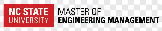 The NC State red brick logo with the words Master of Engineering Management to its right.