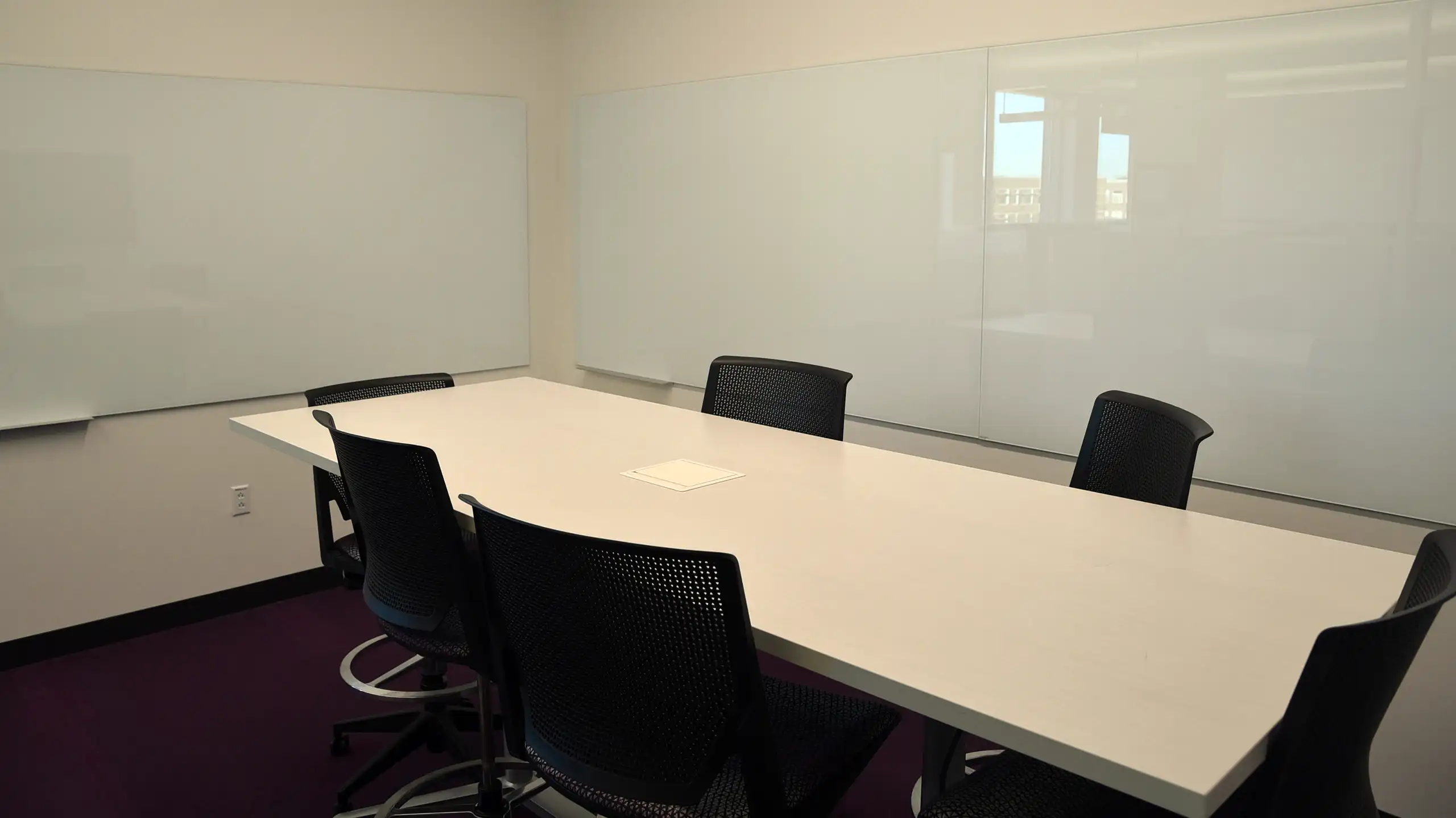 The interior view of room 4333A in Fitts-Woolard Hall.