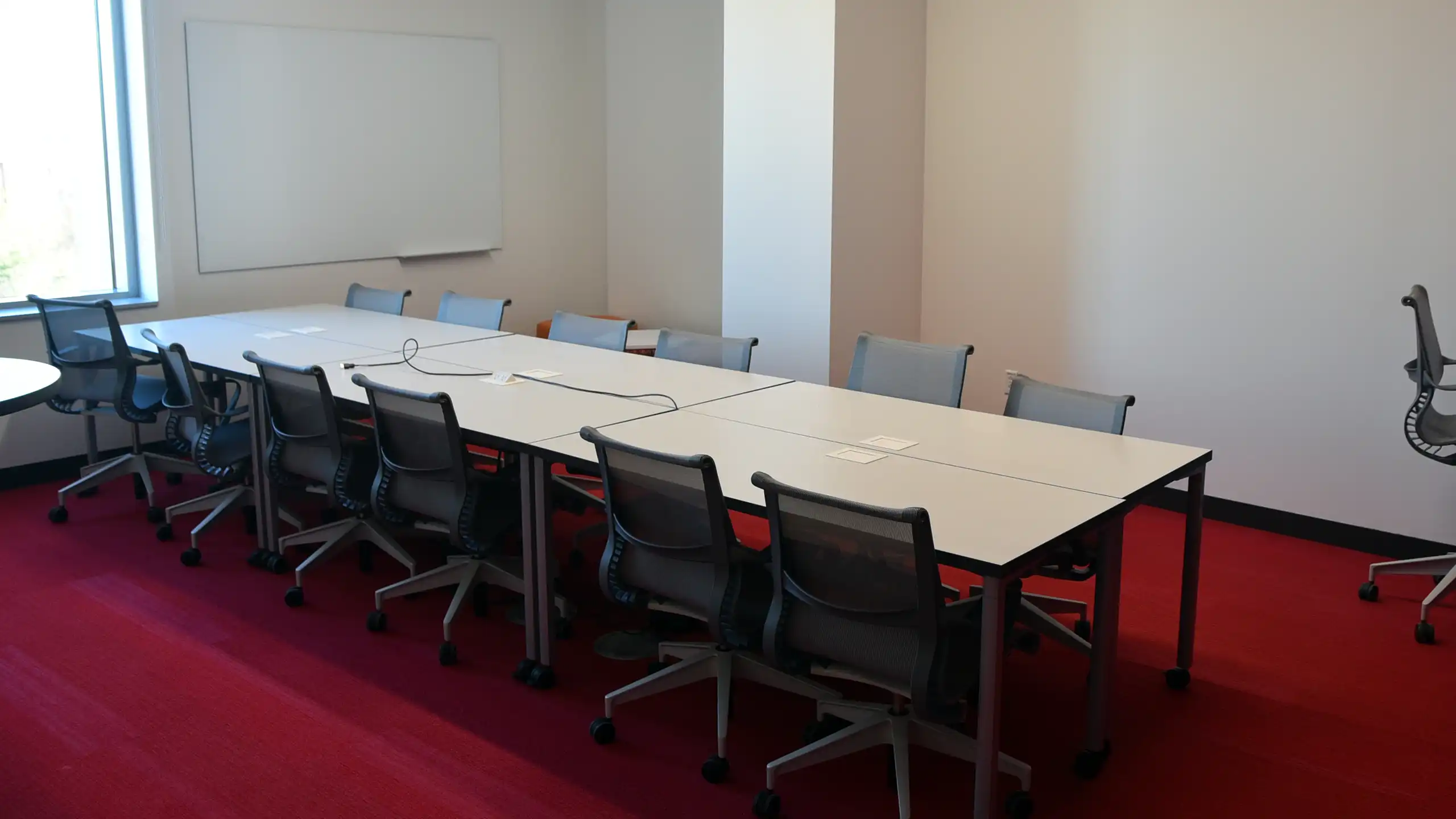 The interior view of room 4361 in Fitts-Woolard Hall.
