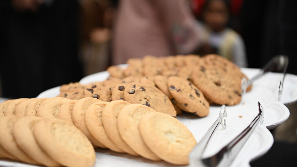 Refreshments at the MEM Graduation Ceremony.