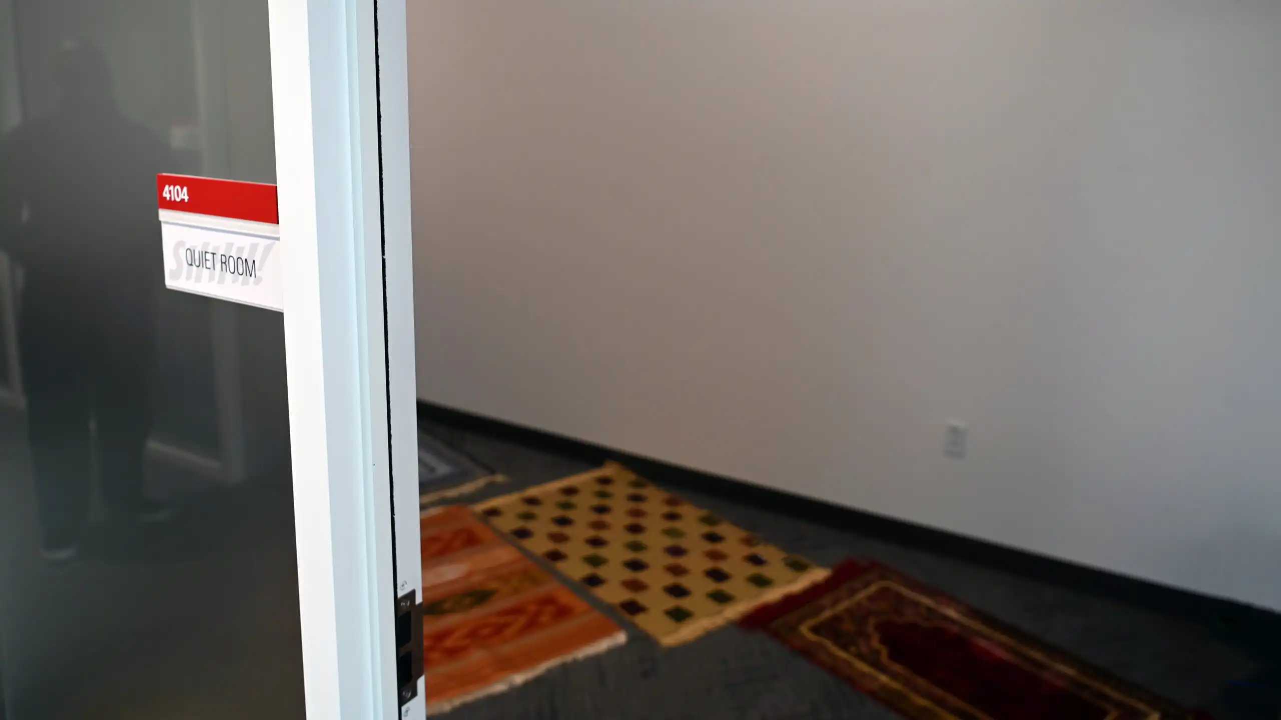 The interior view of room 41034 in Fitts-Woolard Hall.